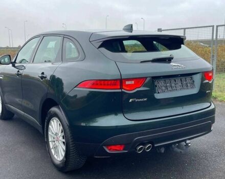 Зеленый Ягуар Ф-Пейс, объемом двигателя 2 л и пробегом 60 тыс. км за 14900 $, фото 7 на Automoto.ua