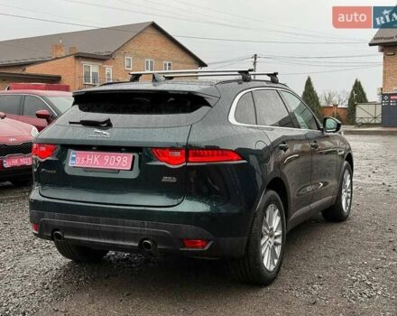 Зелений Ягуар Ф-Пейс, об'ємом двигуна 2 л та пробігом 101 тис. км за 18500 $, фото 5 на Automoto.ua