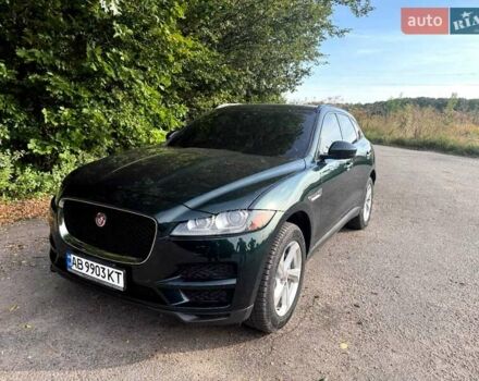 Зелений Ягуар Ф-Пейс, об'ємом двигуна 2 л та пробігом 126 тис. км за 26000 $, фото 1 на Automoto.ua