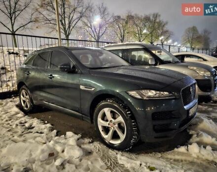 Зелений Ягуар Ф-Пейс, об'ємом двигуна 2 л та пробігом 70 тис. км за 29900 $, фото 1 на Automoto.ua