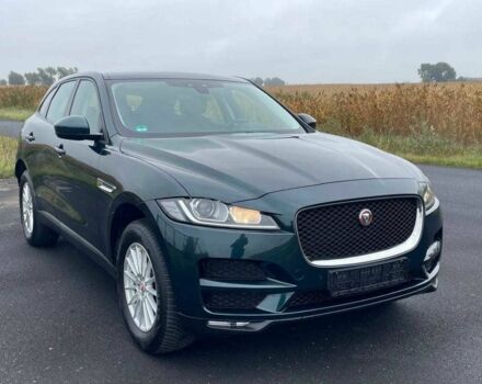 Зеленый Ягуар Ф-Пейс, объемом двигателя 2 л и пробегом 60 тыс. км за 14900 $, фото 1 на Automoto.ua