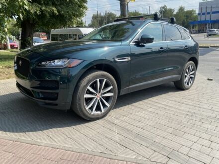 Зеленый Ягуар Ф-Пейс, объемом двигателя 3 л и пробегом 165 тыс. км за 23800 $, фото 1 на Automoto.ua