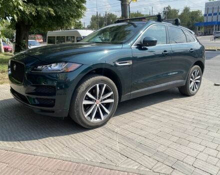 Зеленый Ягуар Ф-Пейс, объемом двигателя 3 л и пробегом 165 тыс. км за 23800 $, фото 1 на Automoto.ua