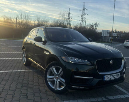 Зеленый Ягуар Ф-Пейс, объемом двигателя 2 л и пробегом 52 тыс. км за 24000 $, фото 1 на Automoto.ua