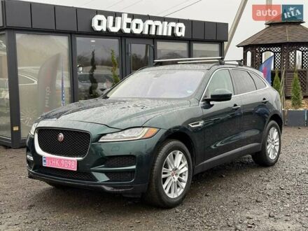 Зеленый Ягуар Ф-Пейс, объемом двигателя 2 л и пробегом 101 тыс. км за 18500 $, фото 1 на Automoto.ua