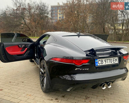 Черный Ягуар Ф-Тайп, объемом двигателя 3 л и пробегом 75 тыс. км за 33300 $, фото 4 на Automoto.ua