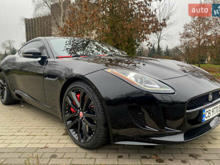 Черный Ягуар Ф-Тайп, объемом двигателя 3 л и пробегом 75 тыс. км за 33300 $, фото 1 на Automoto.ua