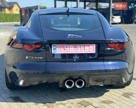 Синий Ягуар Ф-Тайп, объемом двигателя 3 л и пробегом 24 тыс. км за 32500 $, фото 14 на Automoto.ua