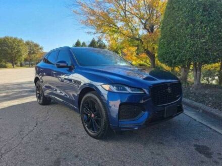 Синий Ягуар Ф-Тайп, объемом двигателя 3 л и пробегом 45 тыс. км за 15200 $, фото 1 на Automoto.ua