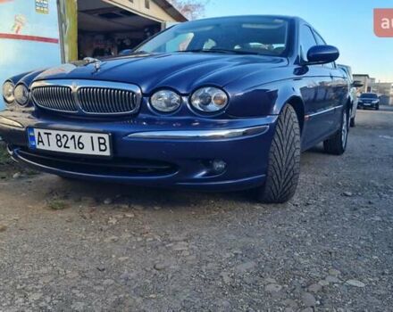 Синий Ягуар Х-Тайп, объемом двигателя 3 л и пробегом 156 тыс. км за 6000 $, фото 1 на Automoto.ua