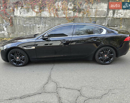 Черный Ягуар XE, объемом двигателя 2 л и пробегом 107 тыс. км за 18800 $, фото 5 на Automoto.ua