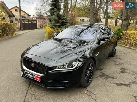 Чорний Ягуар XE, об'ємом двигуна 2 л та пробігом 109 тис. км за 17490 $, фото 1 на Automoto.ua