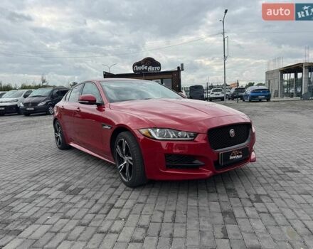 Червоний Ягуар XE, об'ємом двигуна 3 л та пробігом 89 тис. км за 17400 $, фото 1 на Automoto.ua