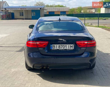Синий Ягуар XE, объемом двигателя 2 л и пробегом 158 тыс. км за 17000 $, фото 17 на Automoto.ua