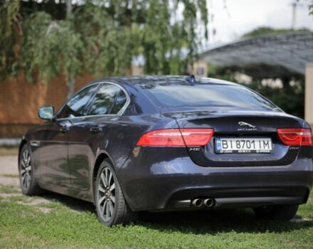 Синий Ягуар XE, объемом двигателя 2 л и пробегом 158 тыс. км за 17000 $, фото 14 на Automoto.ua