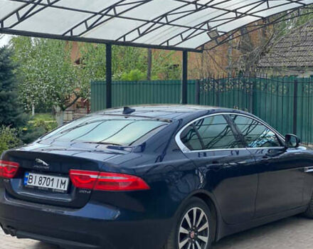 Синий Ягуар XE, объемом двигателя 2 л и пробегом 158 тыс. км за 17000 $, фото 8 на Automoto.ua