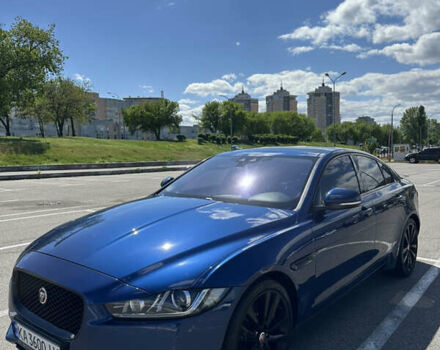 Синий Ягуар XE, объемом двигателя 3 л и пробегом 152 тыс. км за 14000 $, фото 11 на Automoto.ua