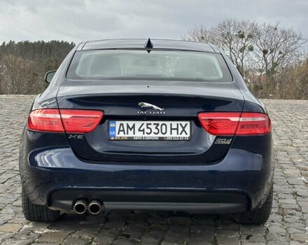 Синий Ягуар XE, объемом двигателя 2 л и пробегом 92 тыс. км за 13500 $, фото 7 на Automoto.ua