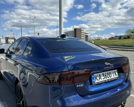 Синий Ягуар XE, объемом двигателя 3 л и пробегом 152 тыс. км за 14000 $, фото 7 на Automoto.ua