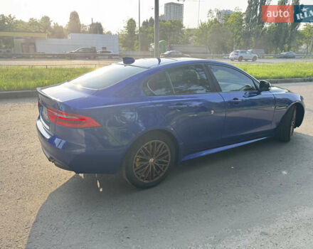 Синий Ягуар XE, объемом двигателя 2 л и пробегом 137 тыс. км за 15999 $, фото 7 на Automoto.ua