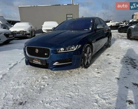 Синій Ягуар XE, об'ємом двигуна 2 л та пробігом 101 тис. км за 15900 $, фото 1 на Automoto.ua