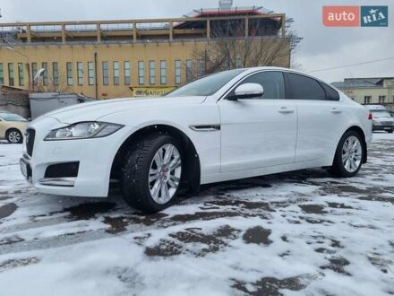 Ягуар ХФ 2016 в Киеве на Automoto.ua Белый Ягуар ХФ, объемом двигателя 2 л и пробегом 49 тыс. км за 23950 $, фото 1 на Automoto.ua