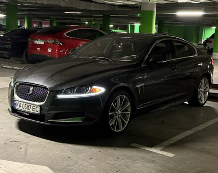 Черный Ягуар ХФ, объемом двигателя 3 л и пробегом 89 тыс. км за 14700 $, фото 1 на Automoto.ua