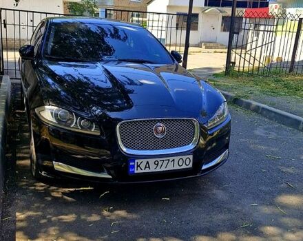 Черный Ягуар ХФ, объемом двигателя 2.2 л и пробегом 160 тыс. км за 12500 $, фото 1 на Automoto.ua