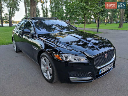 Ягуар ХФ 2018 у Києві на Automoto.ua Чорний Ягуар ХФ, об'ємом двигуна 2 л та пробігом 87 тис. км за 26999 $, фото 1 на Automoto.ua