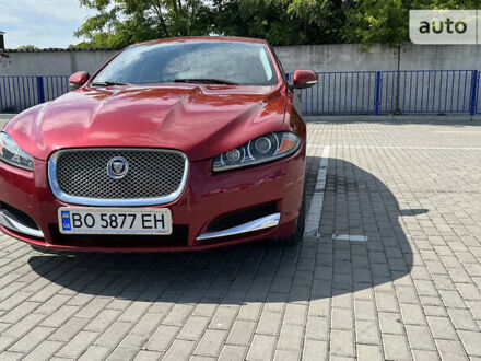 Ягуар ХФ 2013 в Тернополе на Automoto.ua Красный Ягуар ХФ, объемом двигателя 2 л и пробегом 153 тыс. км за 10650 $, фото 1 на Automoto.ua