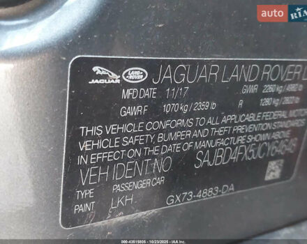 Серый Ягуар ХФ, объемом двигателя 2 л и пробегом 51 тыс. км за 2100 $, фото 7 на Automoto.ua