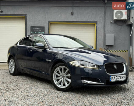 Синій Ягуар ХФ, об'ємом двигуна 2 л та пробігом 91 тис. км за 15500 $, фото 1 на Automoto.ua