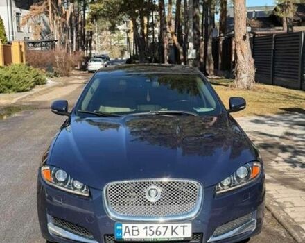 Синий Ягуар ХФ, объемом двигателя 2 л и пробегом 200 тыс. км за 12500 $, фото 1 на Automoto.ua