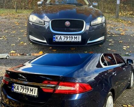 Синий Ягуар ХФ, объемом двигателя 2 л и пробегом 196 тыс. км за 15000 $, фото 1 на Automoto.ua