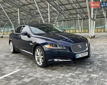 Синий Ягуар ХФ, объемом двигателя 2.97 л и пробегом 96 тыс. км за 16500 $, фото 1 на Automoto.ua