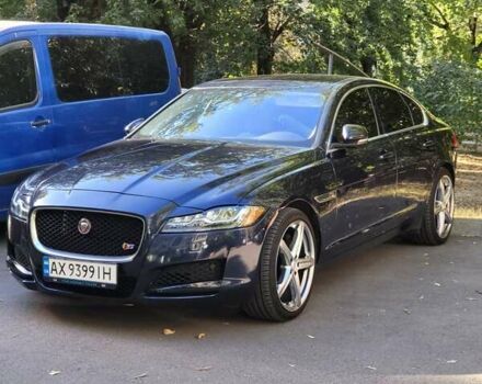 Синий Ягуар ХФ, объемом двигателя 3 л и пробегом 159 тыс. км за 18800 $, фото 6 на Automoto.ua