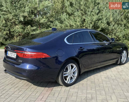 Синий Ягуар ХФ, объемом двигателя 2 л и пробегом 122 тыс. км за 16990 $, фото 5 на Automoto.ua