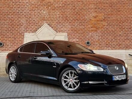 Синий Ягуар ХФ, объемом двигателя 3 л и пробегом 299 тыс. км за 9500 $, фото 1 на Automoto.ua