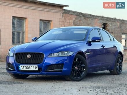 Синій Ягуар ХФ, об'ємом двигуна 2 л та пробігом 203 тис. км за 19300 $, фото 1 на Automoto.ua