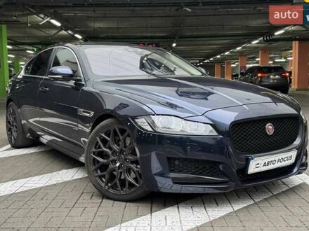 Синий Ягуар ХФ, объемом двигателя 3 л и пробегом 131 тыс. км за 19990 $, фото 1 на Automoto.ua