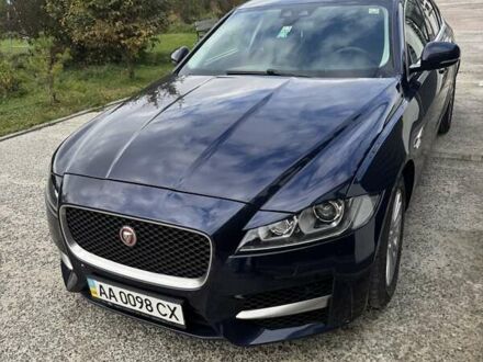 Ягуар ХФ 2017 в Львове на Automoto.ua Синий Ягуар ХФ, объемом двигателя 2 л и пробегом 205 тыс. км за 16000 $, фото 1 на Automoto.ua