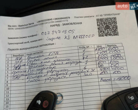 Серый Ягуар Икс Джей, объемом двигателя 2.7 л и пробегом 210 тыс. км за 19999 $, фото 85 на Automoto.ua