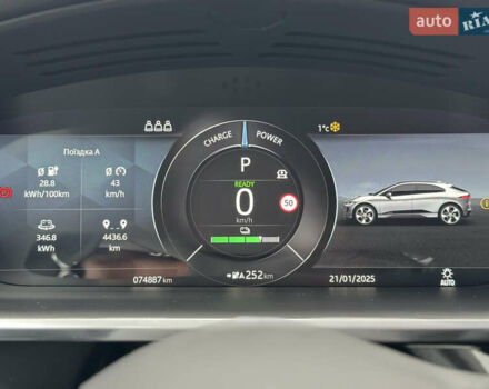 Белый Ягуар I-Pace, объемом двигателя 0 л и пробегом 80 тыс. км за 34500 $, фото 11 на Automoto.ua