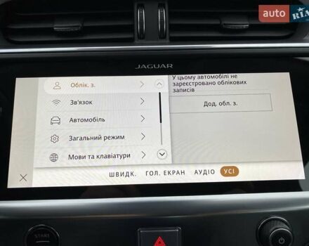 Белый Ягуар I-Pace, объемом двигателя 0 л и пробегом 45 тыс. км за 28700 $, фото 60 на Automoto.ua