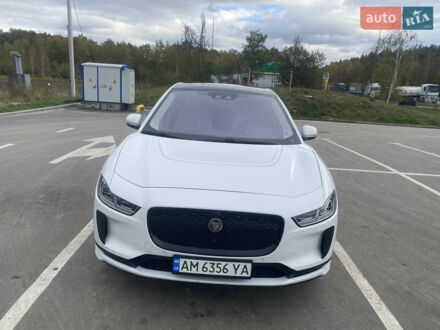 Белый Ягуар I-Pace, объемом двигателя 0 л и пробегом 71 тыс. км за 32400 $, фото 1 на Automoto.ua