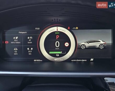 Черный Ягуар I-Pace, объемом двигателя 0 л и пробегом 91 тыс. км за 28000 $, фото 19 на Automoto.ua