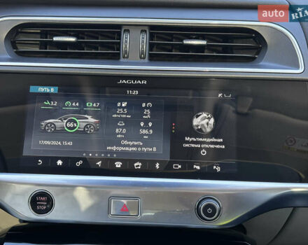 Черный Ягуар I-Pace, объемом двигателя 0 л и пробегом 66 тыс. км за 24200 $, фото 27 на Automoto.ua