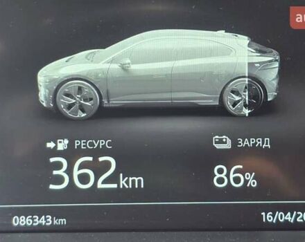 Черный Ягуар I-Pace, объемом двигателя 0 л и пробегом 86 тыс. км за 25500 $, фото 20 на Automoto.ua