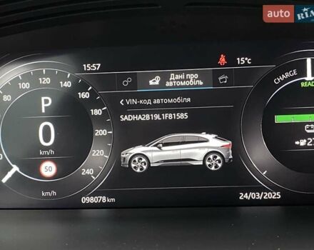 Чорний Ягуар I-Pace, об'ємом двигуна 0 л та пробігом 98 тис. км за 25200 $, фото 39 на Automoto.ua