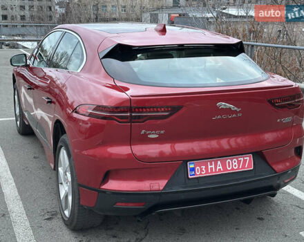 Красный Ягуар I-Pace, объемом двигателя 0 л и пробегом 100 тыс. км за 23900 $, фото 6 на Automoto.ua